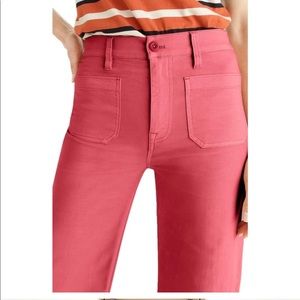 J. Crew Point Sur Washed Wide Leg Crop Pants 30